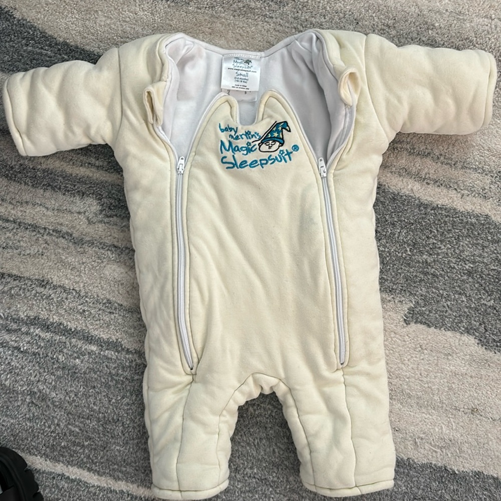 Baby Merlin’s Magic Sleepsuit in Size Small and Yellow